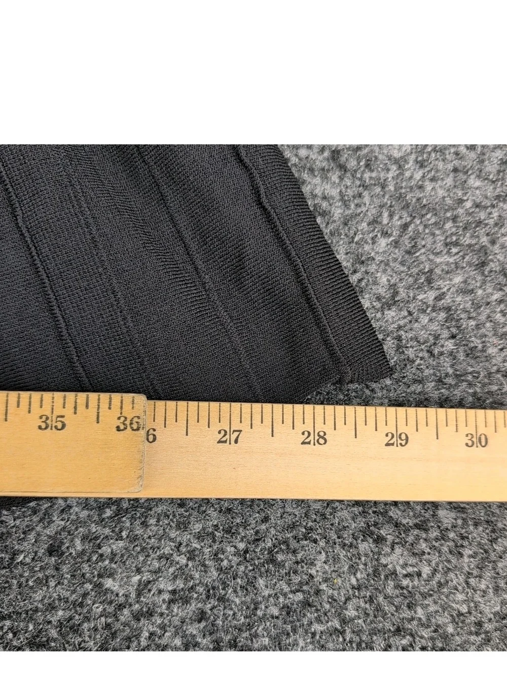Sandro Paris Skirt Womens Sz 1 Black Racing Stripes Pleated Accents Midi Length
